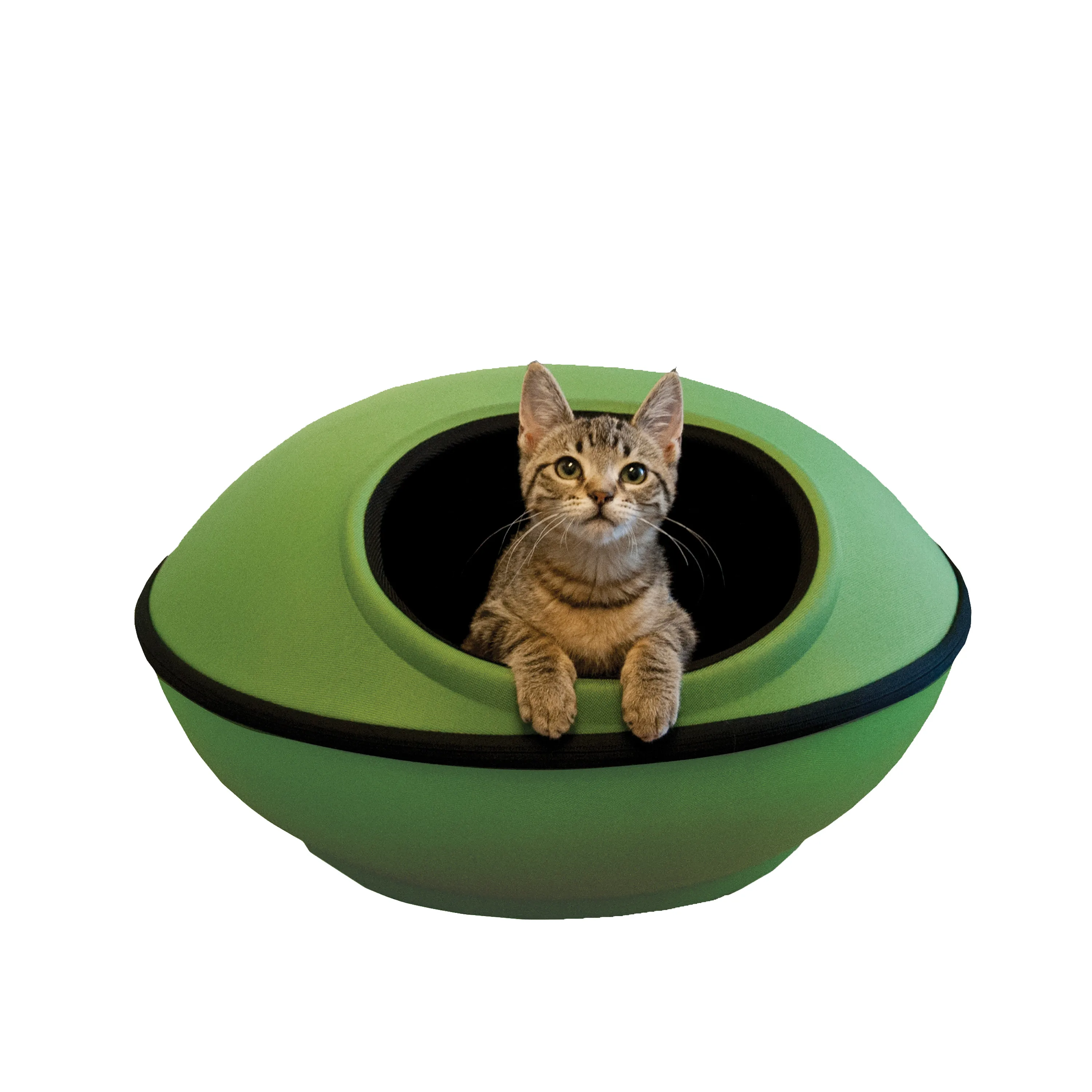 

Free Shipping Thermo Pod Pet Cat Bed Green