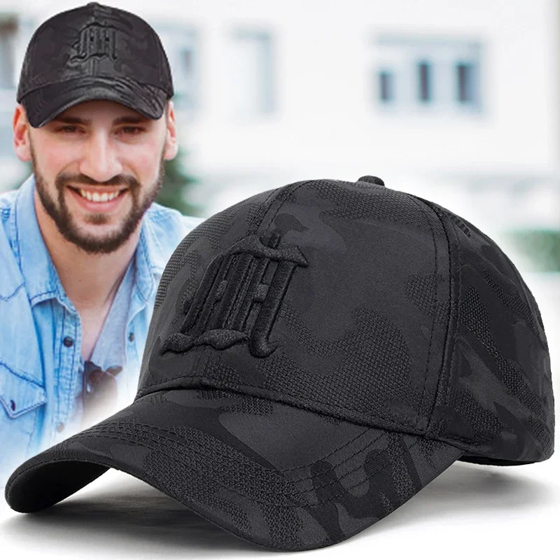 Камуфляжная бейсболка с жестким верхом для мужчин и женщин шляпа от солнца