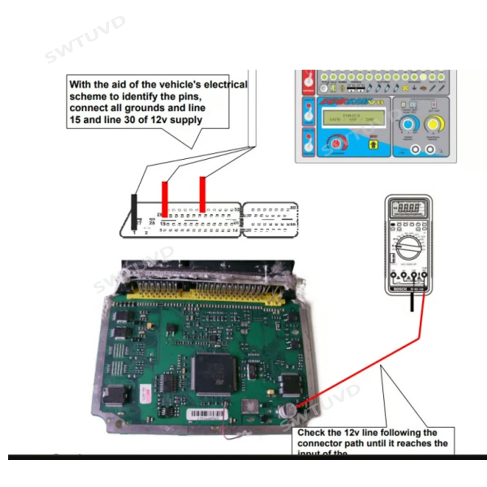 Комплект из 5 инструкций по ремонту ECU инжекционные модули для ремонта в