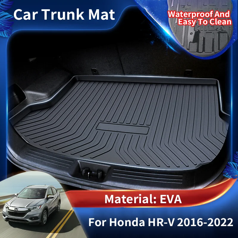

Car Boot Liner Cargo Rear Trunk Mats Luggage Floor Tray Waterproof Carpet Accessories for Honda HR-V HRV HR V Vezel RU 2016~2022