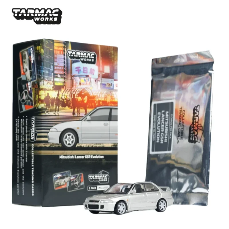 Модель Tarmac Works 1:64 Mitsubishi EVO Lancer GSR из сплава детская коллекция декоративных игрушек