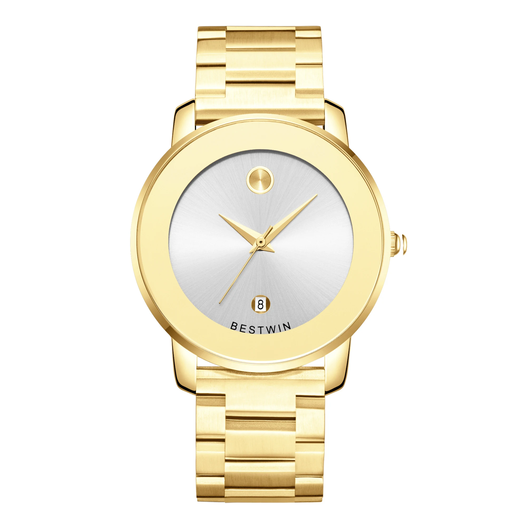 Часы наручные мужские кварцевые в ретро стиле роскошные простые элегантные