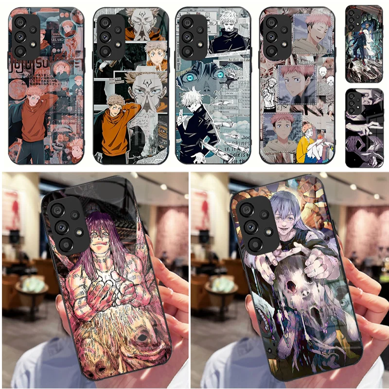 

Jujutsu Kaisen for Samsung Galaxy Note 8 9 S10 Plus S20 S21 FE S23 Ultra A12 A13 A32 A33 A50 Cartoon mobile phone shell