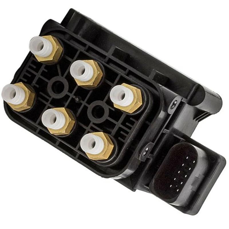 Пневматическая подвеска компрессора Соленоидный клапан блок для Q7 Porsche Cayenne VW