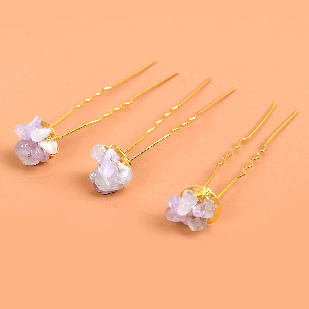 

Обруч для волос с аметистом и кристаллом, украшение для волос, Женская НЕОБРАБОТАННАЯ повязка на голову, свадебная корона с расческой русал...