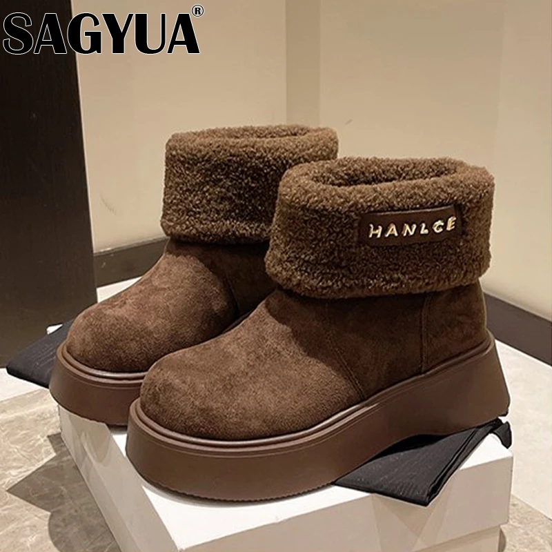 Женские зимние ботильоны на плоской подошве и платформе зимняя хлопковая обувь