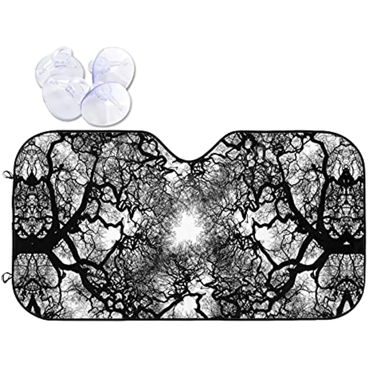 

Tree Front Windshield Sun Shade Auto Sunshade for Car Truck SUV-Blocks UV Rays Sun Visor Protector-Keeps Your Vehicle Cool-51.2x
