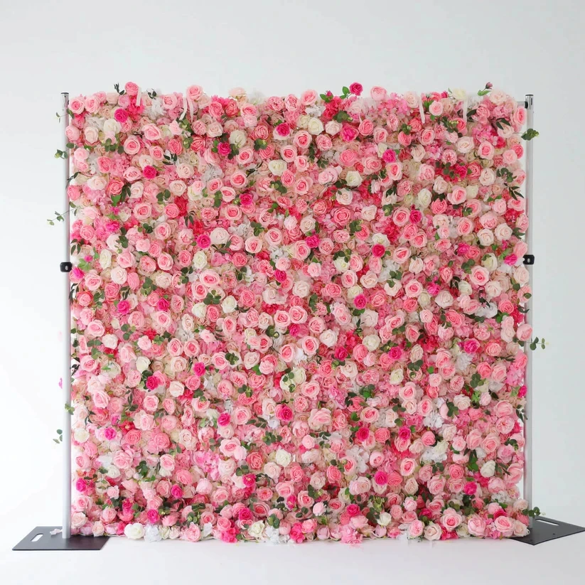 Настенный фон с розовым цветком розы для украшения детской обуви и дня рождения