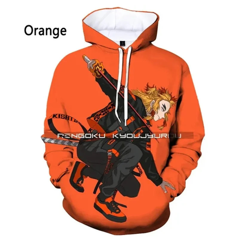 

Anime Demon Slayer Hoodie Men Clothing 3D Kimetsu No Yaiba Printing Hoodies Women Harajuku Fashion y2k Pullovers Sweatshirt Tops
