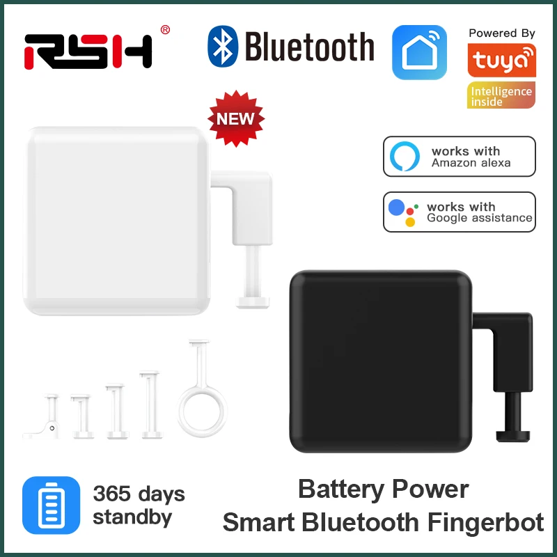 

Tuya Bluetooth Smart Cubetouch Switch WiFi Finger Button Pusher Robot Smart Home Voice Control For Alexa Google Assistant