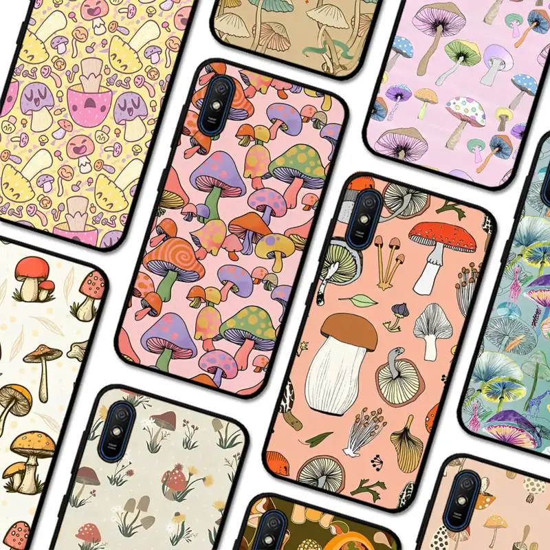 

Mushroom Cute Phone Case for Redmi 5 6 7 8 9 A 5plus K20 4X S2 GO 6 K30 pro