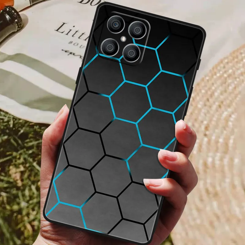 for honor x8 case 2022 soft silicone back case for huawei honor x8 honorx8 phone cover tfy lx1 tfy lx2 tfy lx3 black bumper tpu free global shipping