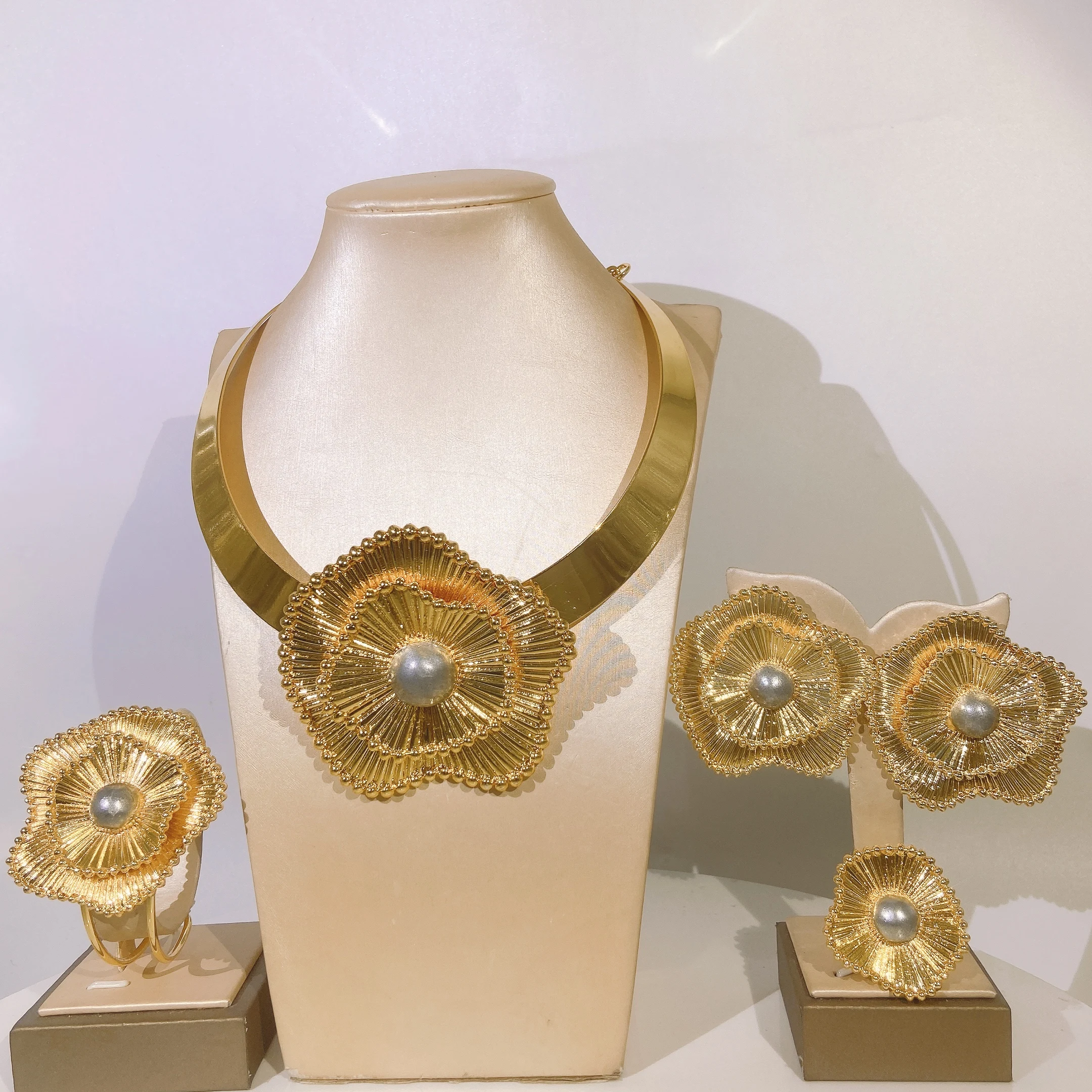 4 шт./комплект двухцветные бразильские ювелирные изделия