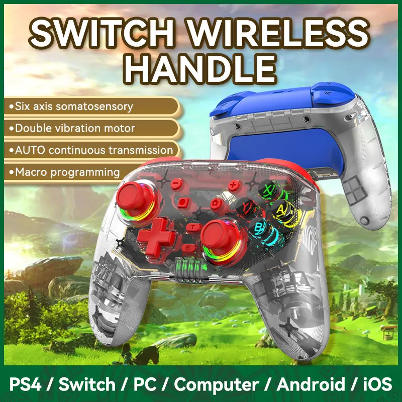 Беспроводной Контроллер Для Nintendo Switch Pro/lite/oled И Пк — Вибрационный Геймпад Ось