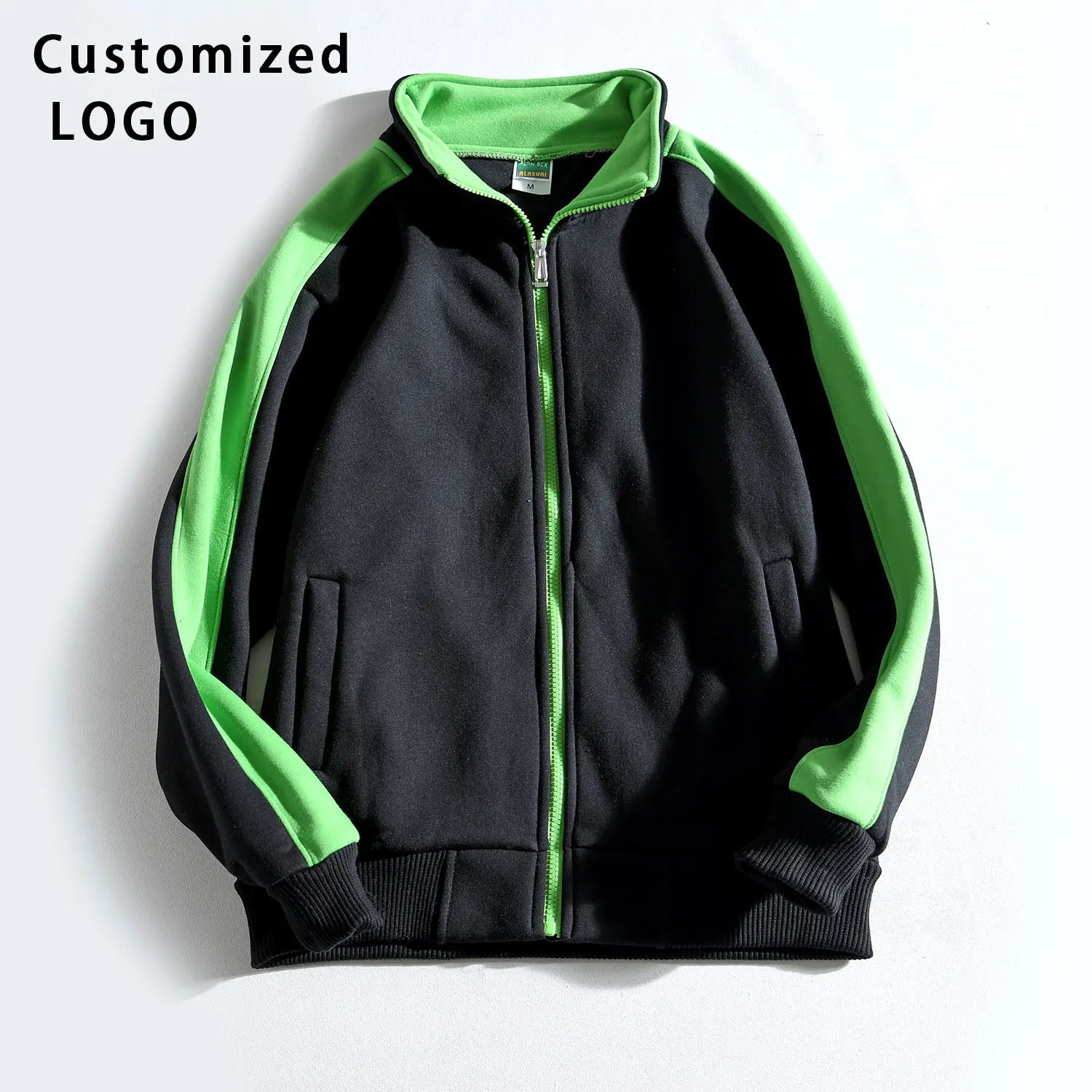 

Men And Women Custom Logo Cardigan Coat Sweatshirts Dropshipping Wholesale Print Hoodies Warm DIY Sweatshirts
