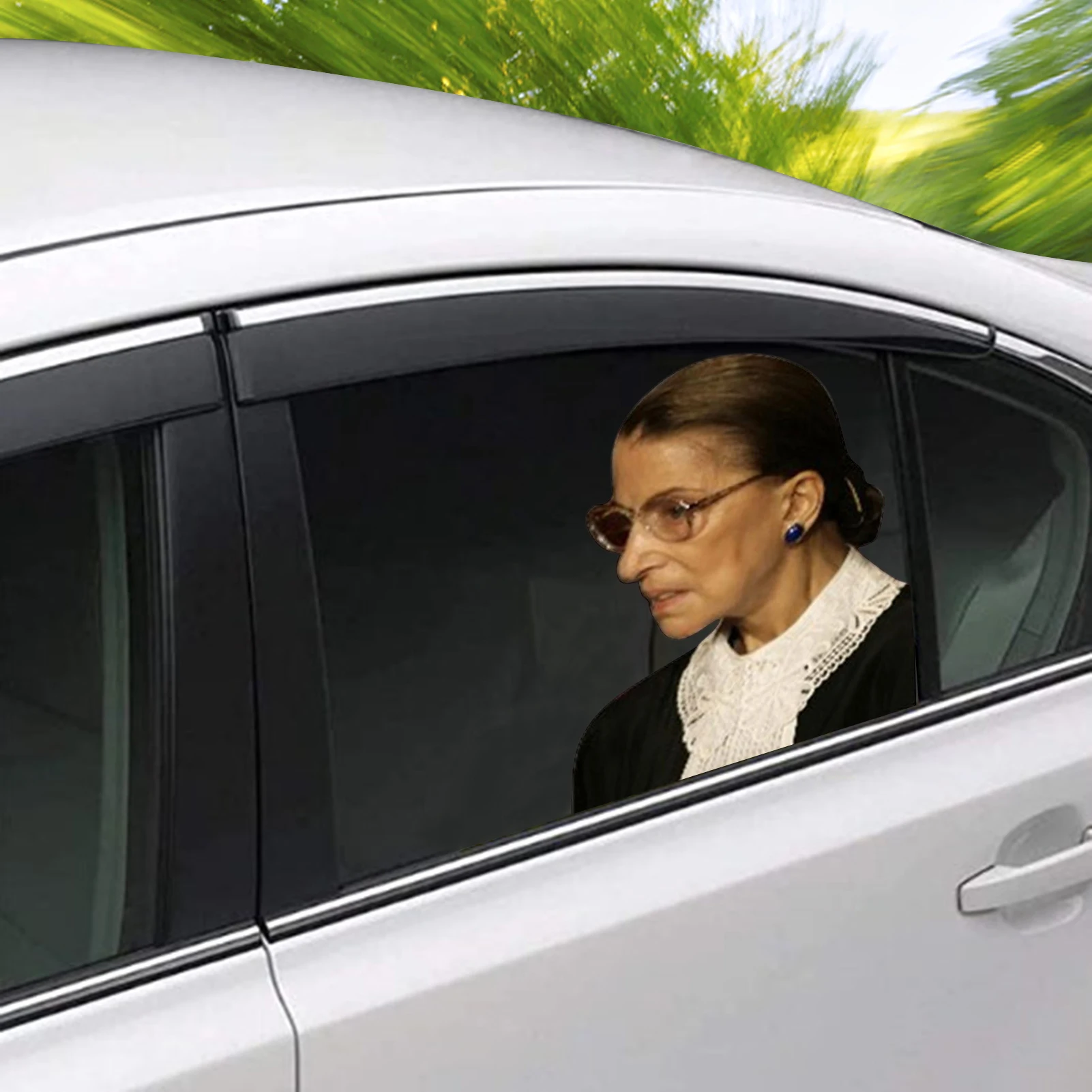 Автомобильная наклейка Королева Елизаветы Ii на окно автомобиля Англии