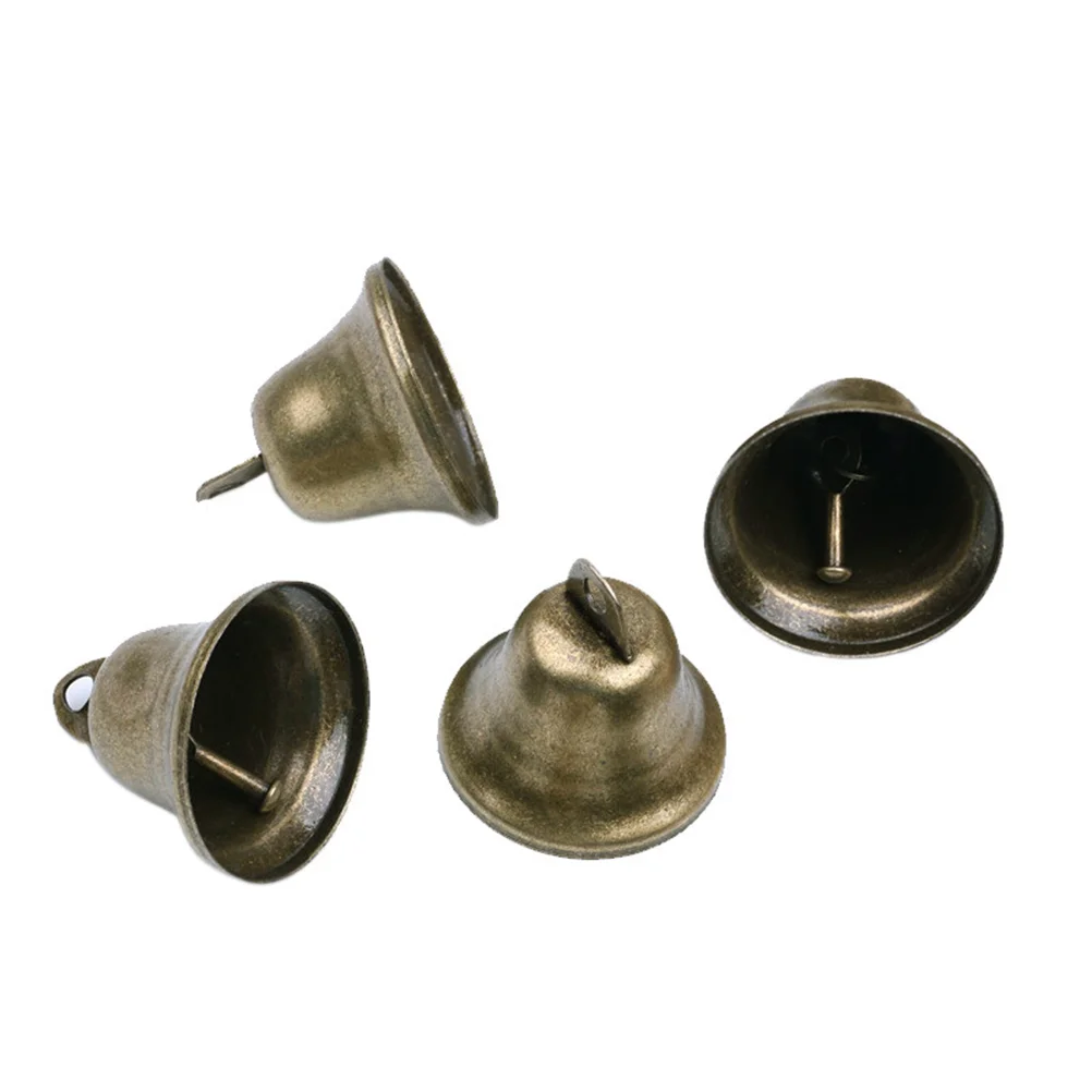 

10pcs Bells Vintage Bells Craft Bells Christmas Bells for Training Housebreaking Making Wind Chimes 38mm