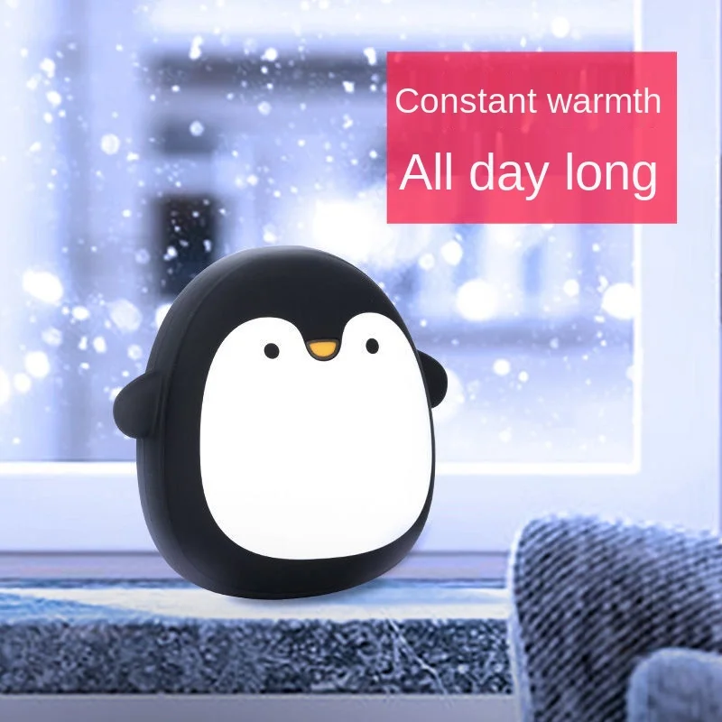 

Polar Penguin Hand Warmer 2-in-1 Cute Mini USB Heating Pad Winter Student Spring Festival Gift