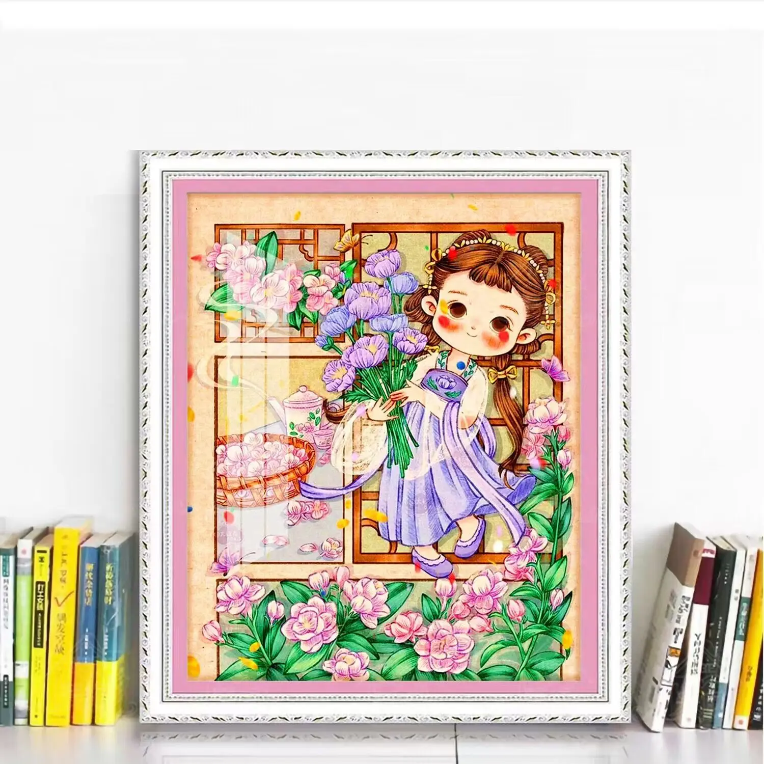 Набор для вышивки в китайском стиле 9 карат 62 х7 2 см