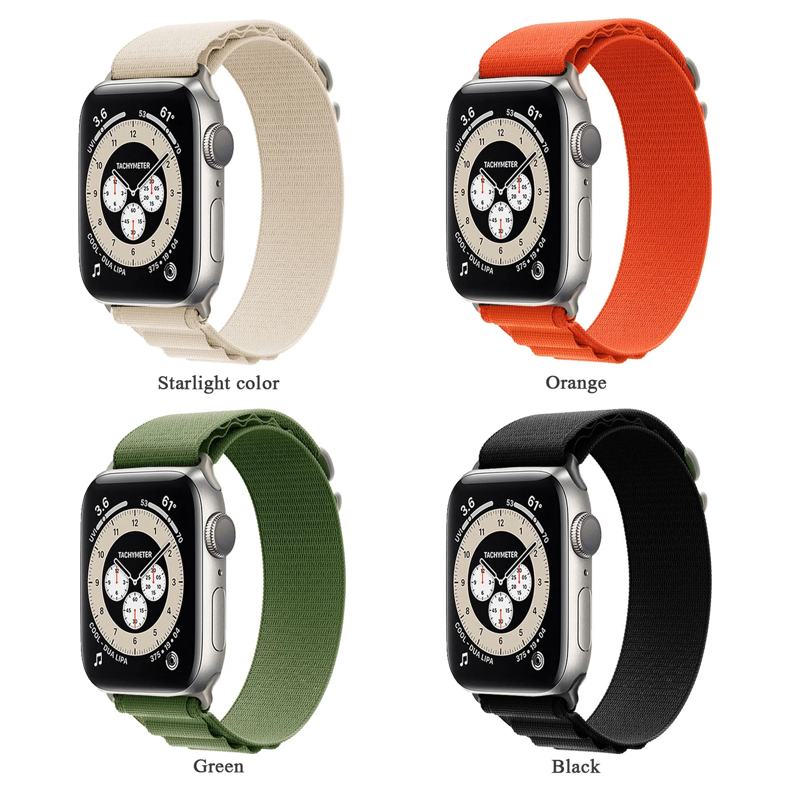 Alpine Loop Band For Apple Watch Ultra 49mm Modification Nylon Band for Iwatch Series 8 7 6 5 SE 3 45 44 41 40 42 38mm Wristband