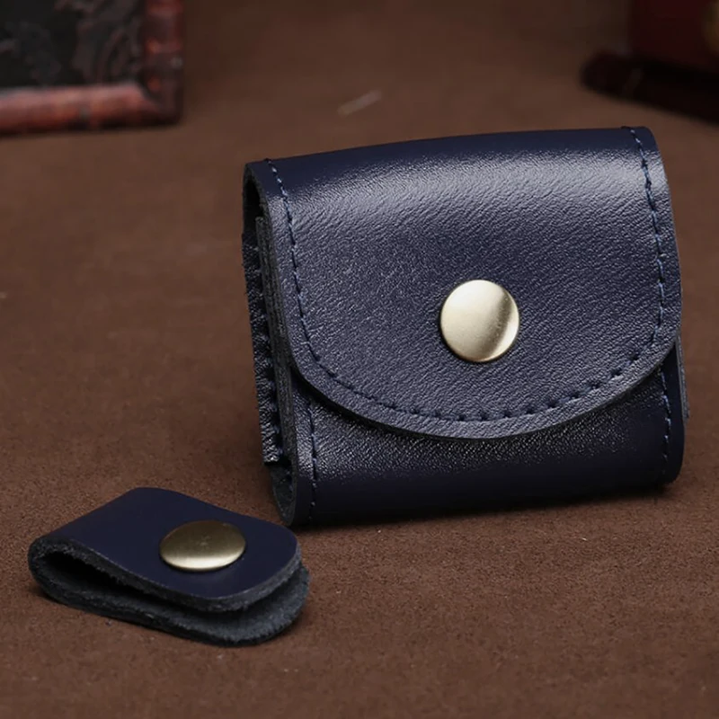 

Popular Small Coin Purse Bag Holder Burtton Coin Purse Key Bag Clutch Handbag Girl Women Leather Small Mini Wallet