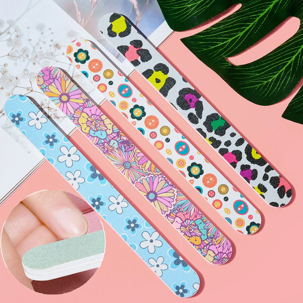 

10Pcs Nail Art Sanding Sponge Buffer Block Nail Buffers Files Care Grinding Manicure Polishing Block No Hurt Nail Art Tools2023