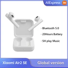 Оригинальные беспроводные Bluetooth-наушники Xiaomi Air2 SE, TWS Mi, Bluetooth 5,0 Air 2 SE, двойные наушники-вкладыши с сенсорным управлением