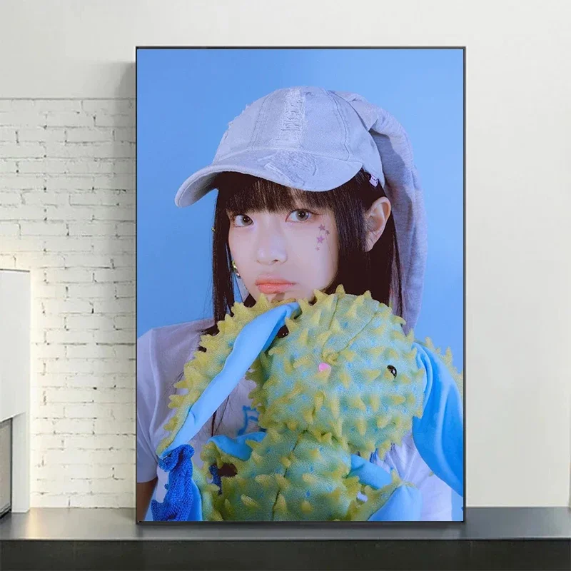 N-Newjeans Постер В Корейском Стиле Idol Girl Печать На Холсте Настенное Искусство