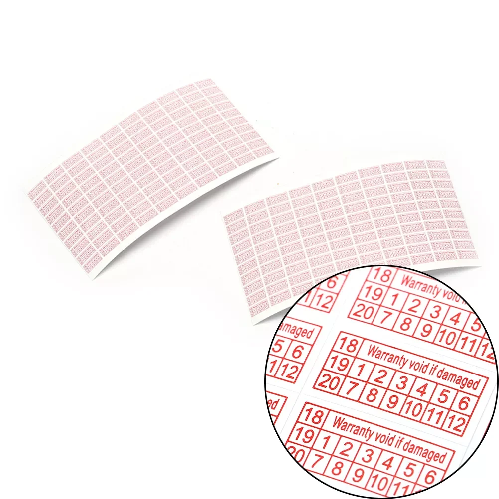 

2 листа 200 шт. 2018-2020 при повреждении гарантии аннулированная наклейка защита защитный уплотнитель наклейка голограмма этикетка