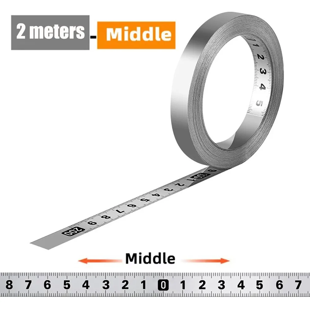 

Самоклеящаяся рулетка из нержавеющей стали 12 мм 1/2/3 метра