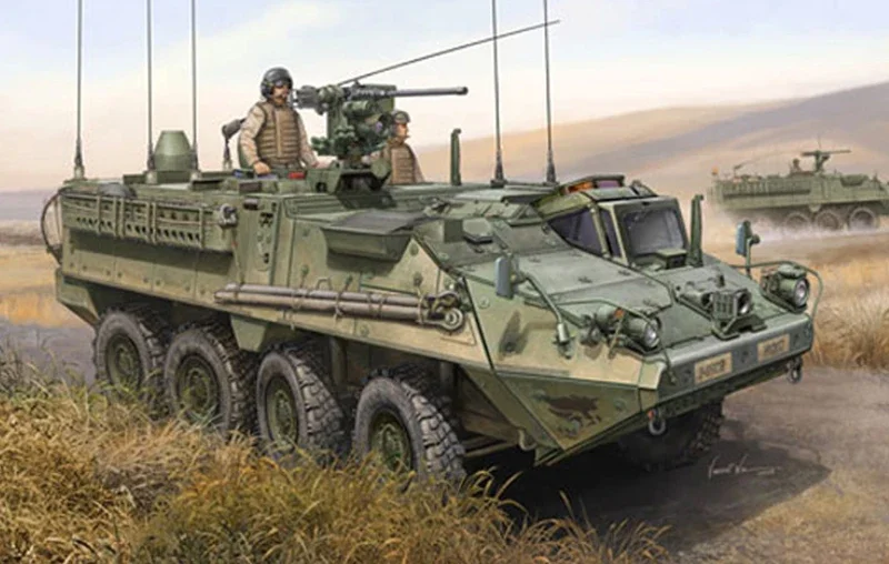 Подарки Trumpeter 1/35 M1130 статический Stryker командный автомобиль танк бронированная