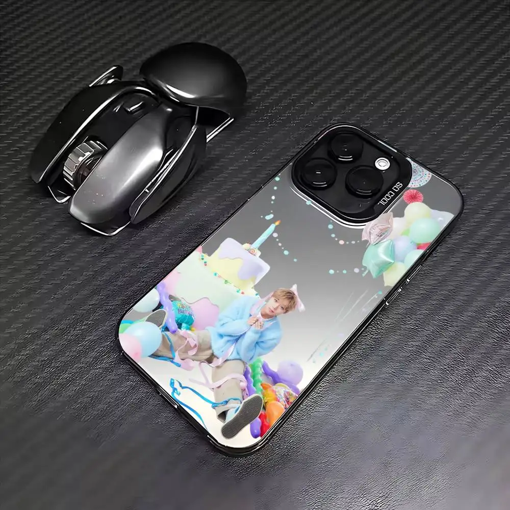 Фото Чехол для телефона P-Park J-Jihoon W-Weak H-Hero Colorful Silver Back для iPhone 17 16 15 14 13 12 11 Plus Pro Max Plus №3