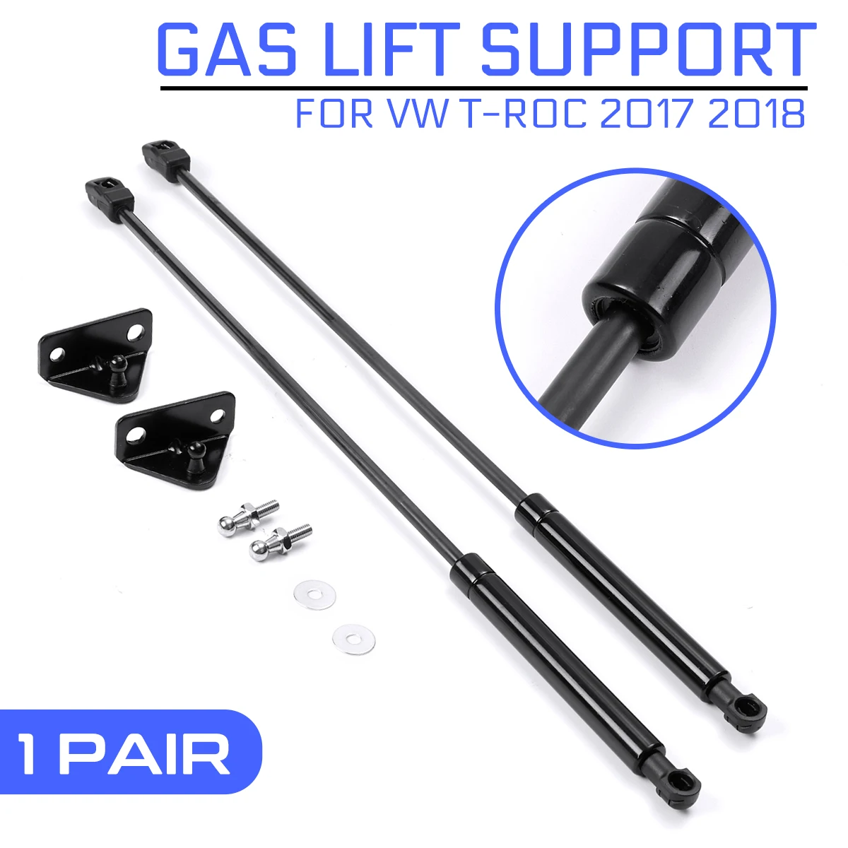 

Car Front Engine Cover Hood Shock Lift Strut Struts Bar Support Props Rod Arm Gas Spring Bracket For VW T-ROC 2017 2018