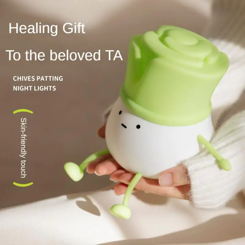 

Creative Finger Tap Light Chargable Usb Charging Soft Popular Girl Childrens Bedroom Childrens Decorative Night Light Innovative