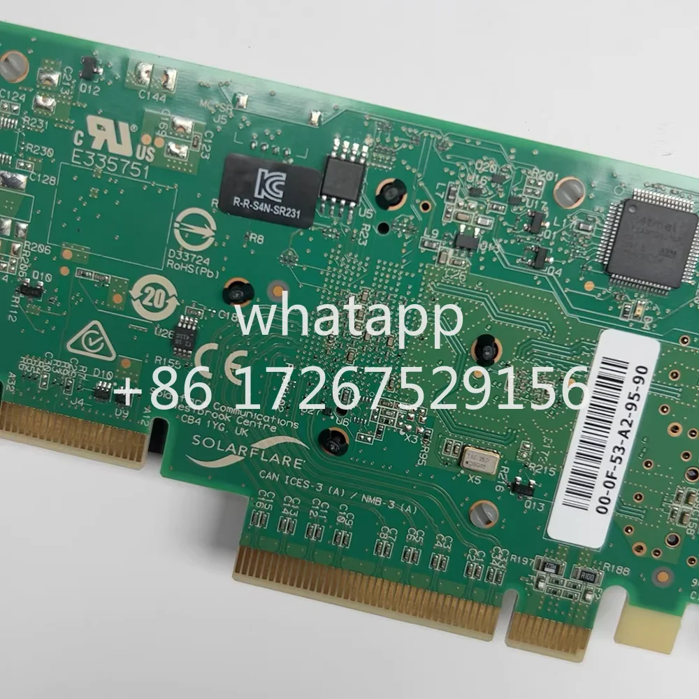Для SolarFlare XtremeScale X2522-10G-PLUS двухпортовый 10GbE SFP28 PCI-E 3.1x8 X2522-PLUS 10G