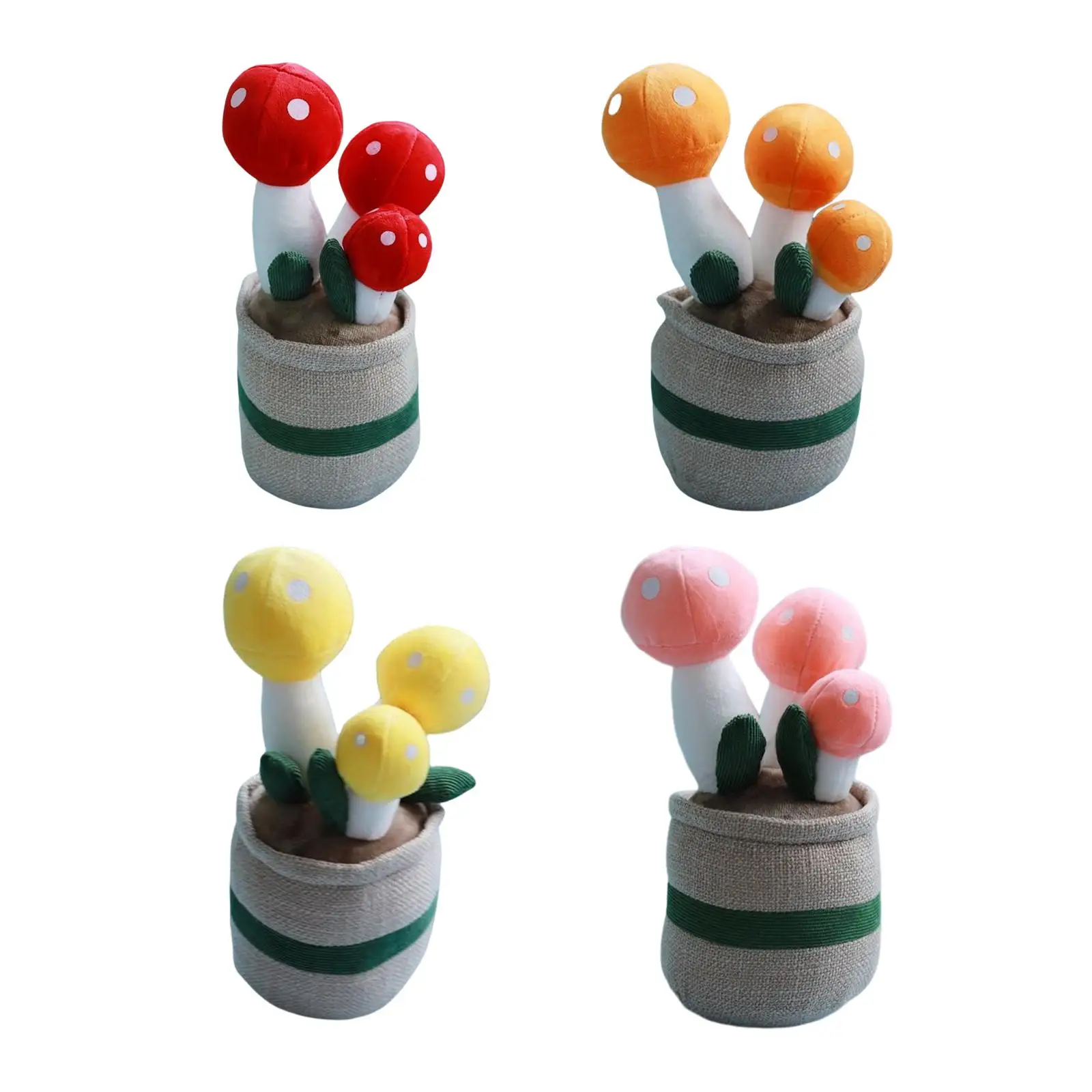 

Симпатичные плюшевые игрушки в виде грибов, Подарочная декоративная подушка, игрушка, мультяшный горшок для игровой площадки, спальни, детс...