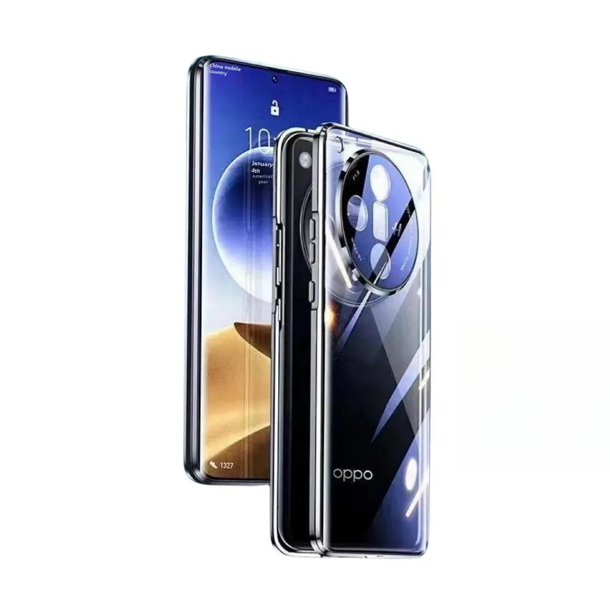Чехол для телефона OPPO Findx7 дуэт лицо стекло яркий металл магнитное поглощение