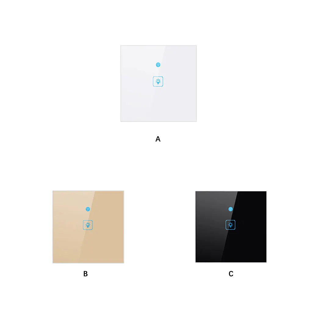 

WiFi Sensor Lights Smart Touch Panel Blinds Roller Shutter Timing Switch Controller Lightweight Hands-free Remote Control