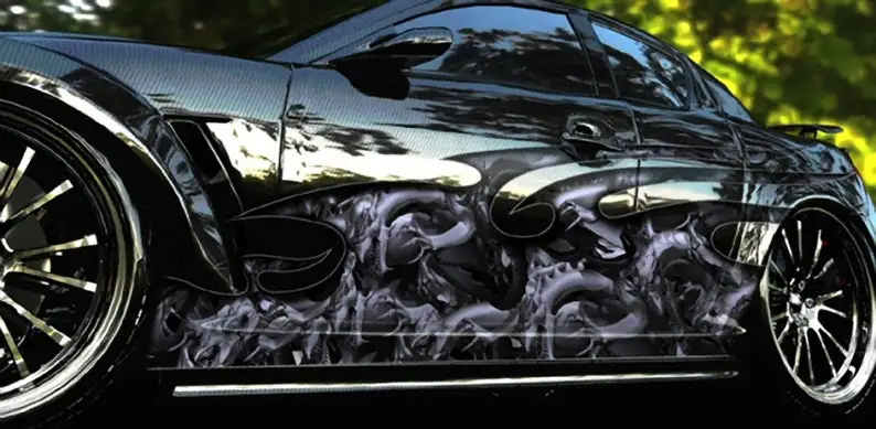 

Dragon Attack Truck Half Wrap Car RV Semi Trailer Graphics Set of 2