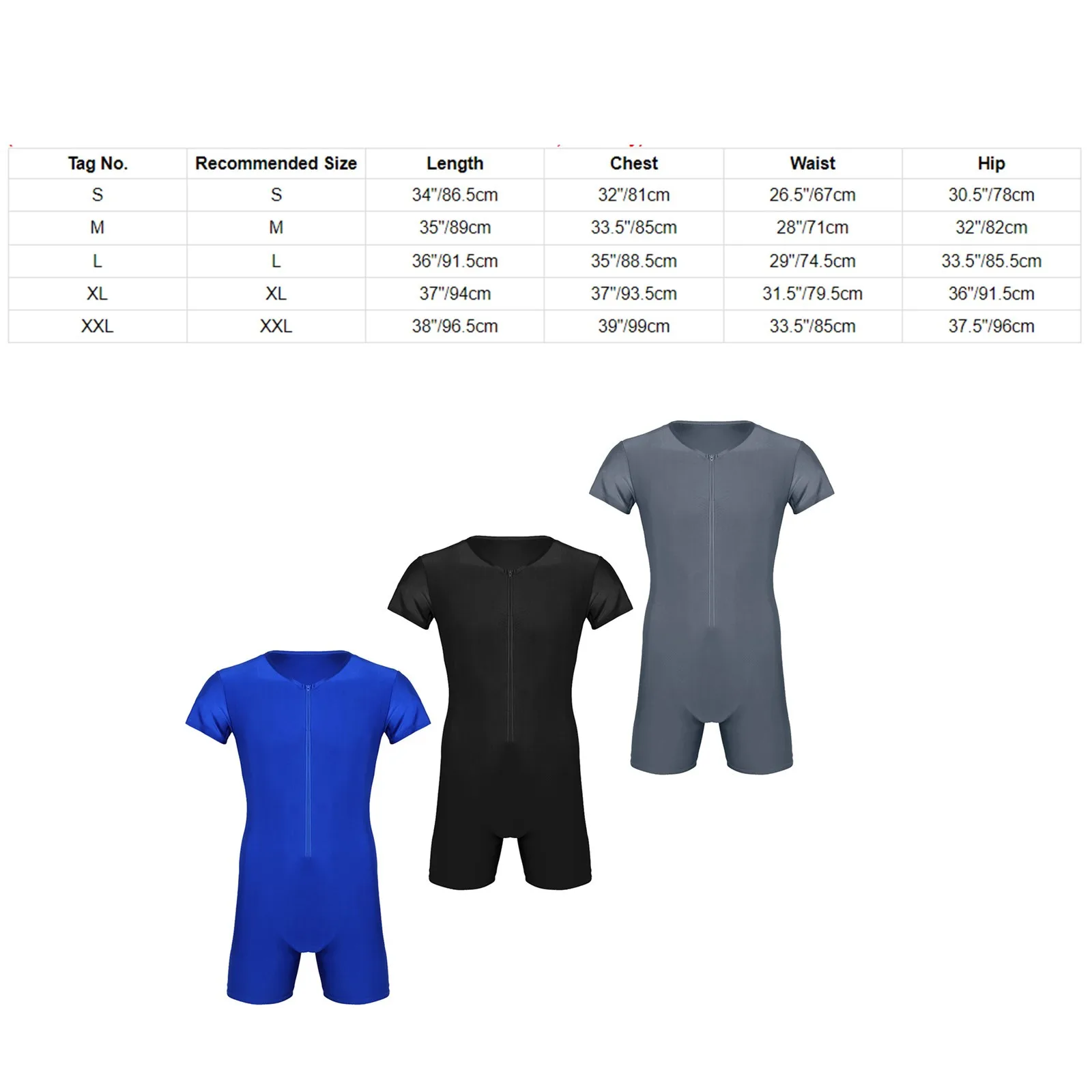 Рисунок 4 - Мужской комбинезон из спандекса на молнии спереди