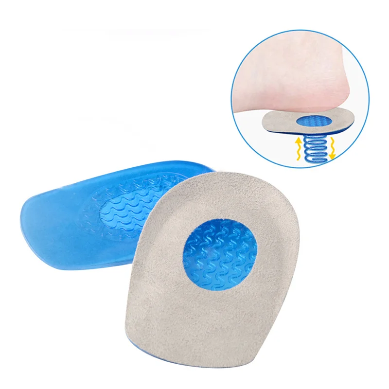 

Silicone Half Insole for Men Women Feet Protectors Heel Spurs Pain Relieve Inserts Plantar Fasciitis Shock Absorption Massagers