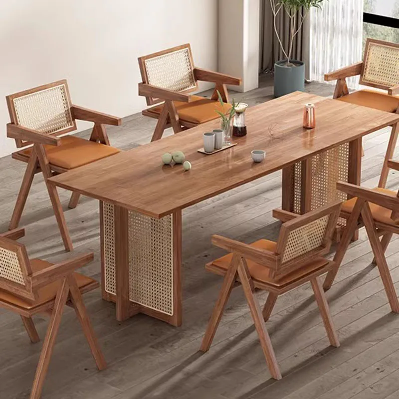 Столы для ресторанов стол из цельного дерева прикроватная тумбочка спальни