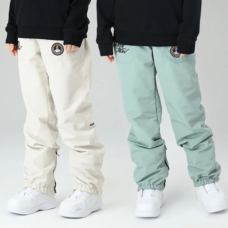 

2023 водонепроницаемые теплые женские зимние брюки, зимние спортивные мужские лыжные брюки, женские лыжные Комбинезоны для горнолыжного спорта, походный мужской спортивный костюм, одежда