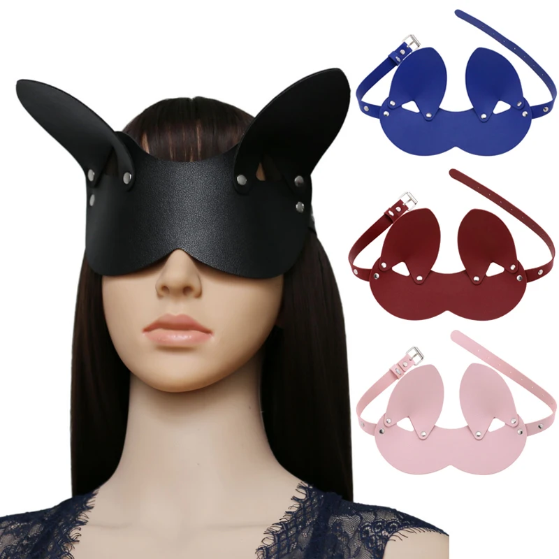 Эротическая маска для БДСМ-фетиша 6 цветов |