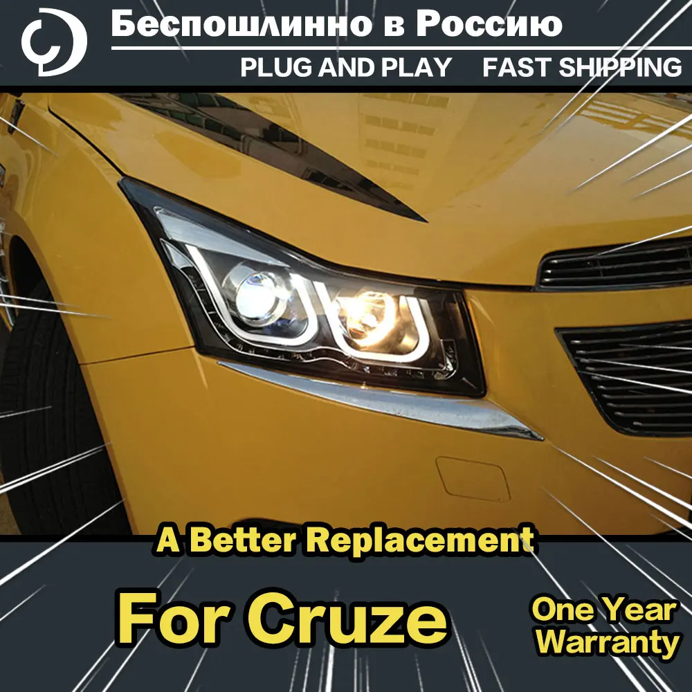 

Headlights for Chevrolet Cruze 2008-2015 Sedan Hatchback Low Beam High Beam Projector Bifocal Lens Automotive Accessories