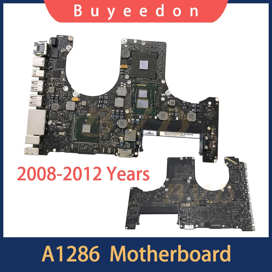 Протестированная оригинальная материнская плата A1286 для ноутбука Macbook Pro 15 дюймов