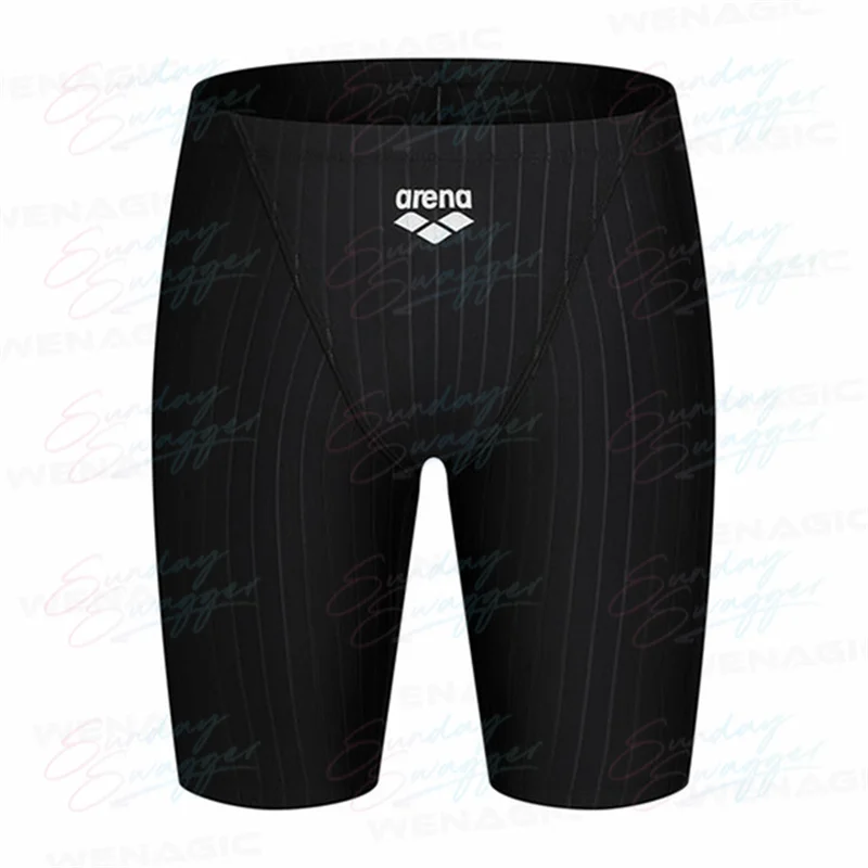 

2023 Men Swimwear Jammer Surf Shorts Breathable Swimming Training Sports Trunks New Summer Quick Dry Diving Surfing Beach Tights