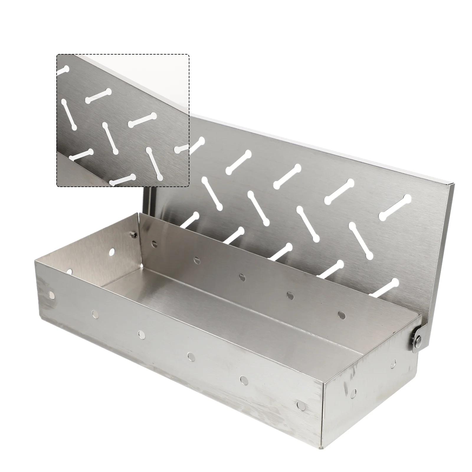 

Stainless Steel BBQ Smoker Box Smoking Meat Box Barbecue Grilling Accessories