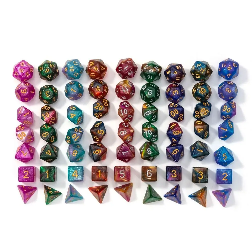 

7 шт./набор, 7-дюймовые настольные кости D12 D20 D4 D6 D8 D10