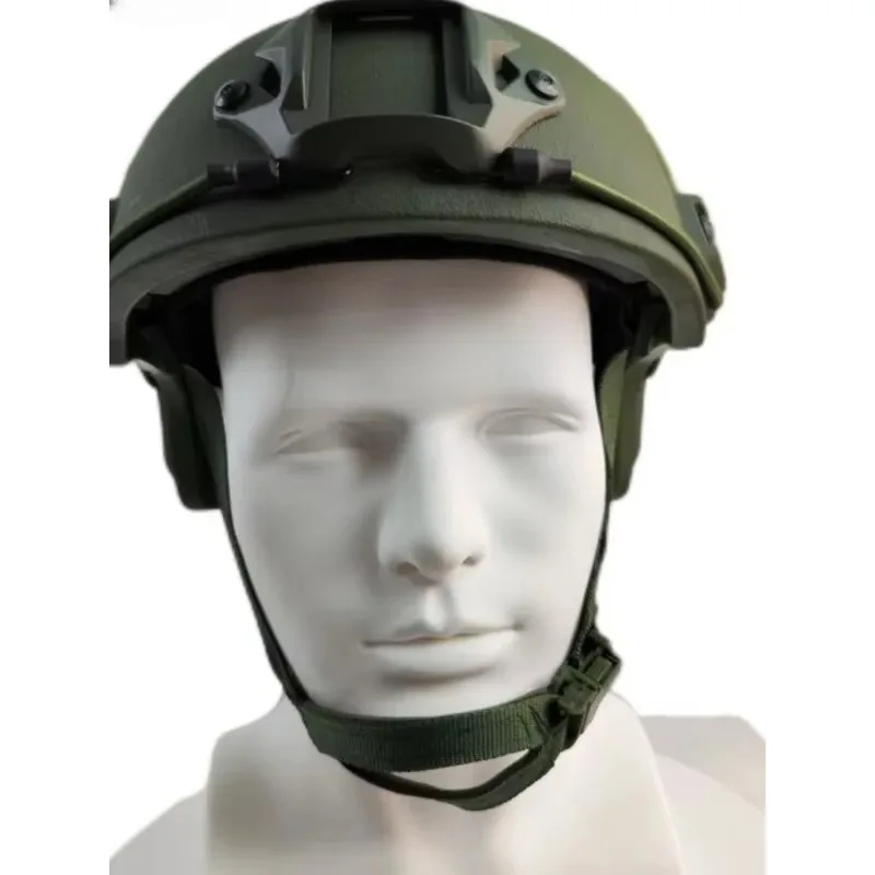 Фото Многофункциональный шлем военно-зеленого цвета, из полимерного полиэтилена, шлем для активного отдыха NIJ IIIA. №3